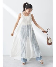 earth music&ecology レースキャミワンピース