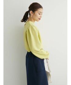 Green Parks リップル袖タックボリュームプルオーバー