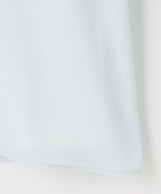 自由区 【XSサイズ～/洗える】ロイヤルシフォン ラッフルブラウス