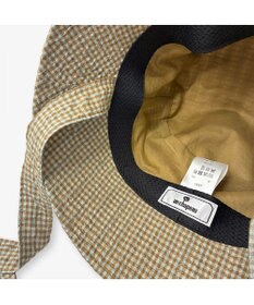 林八百吉商店 un chapeau　ひも付きチェックハット