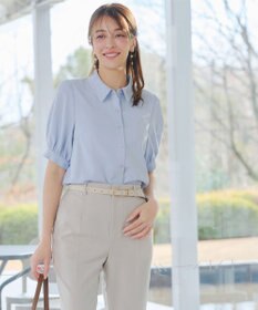 Tiaclasse L 【新色追加】パフスリーブシャツブラウス