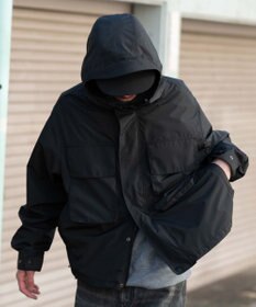 WEGO 【ユニセックス着用ITEM/アウトドア】フードシェルブルゾン