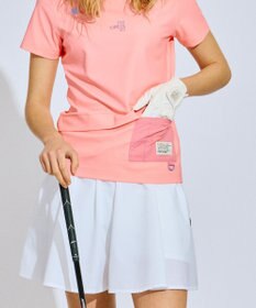 PW CIRCULUS 【UV遮蔽率99.5%  UVカット / 速乾 / ストレッチ】【WOMEN】ポケットモックT ゴルフウェア レディース