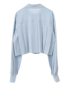 earth music&ecology タックプリーツショートシャツ