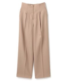 BEIGE， TERNES / フロントジップワイドパンツ