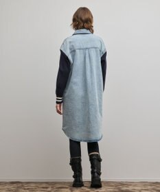 GRACE CONTINENTAL ニットスリーブデニムワンピース