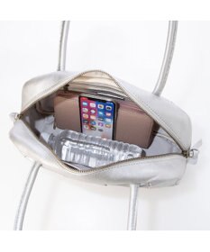 UNBILLION ピークスピーク PEAKS PEAK / 牛革パッチワーク横長ボストン