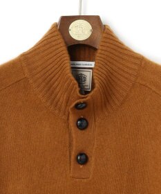 J.PRESS MEN 【カシミア100%使用】カシミヤリブモックネック ニット