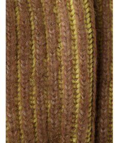 AMERICAN HOLIC バイカラー片畦ニットチュニック