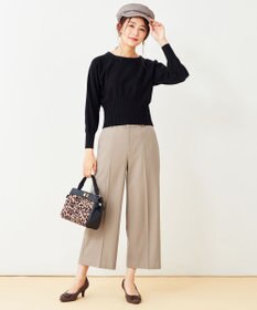 ANY SIS 【蓄熱効果】サーモトロン 2WAYストレッチ ワイドパンツ