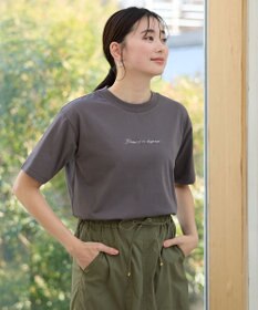 ANY L オーガビッツ刺繍ロゴＴシャツ