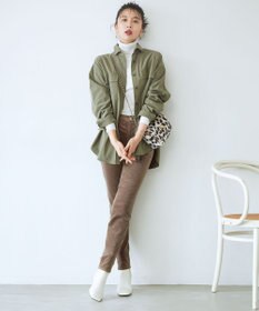 23区 S 【洗える】ミリタリーコットンギャバ シャツ