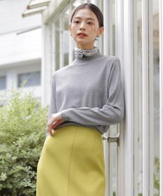 J.PRESS LADIES L 【洗える】PRINCE ハイネック ニット