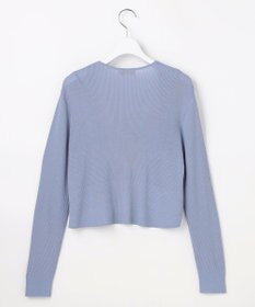 ANY SIS リブショートレングス カーディガン