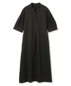 UNFILO リネンレーヨン スキッパー ワンピース