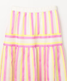 GRACE CONTINENTAL マルチシアーストライプスカート