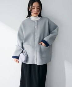 Green Parks リングドットニットコーディガン