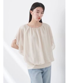 earth music&ecology シアードッキングドルマンブラウス