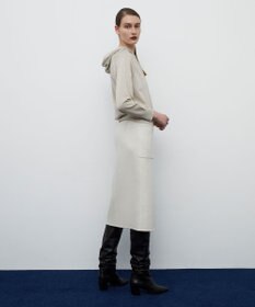 BEIGE， 【S-size】JUSSIEU / ラメ ニットパーカー