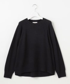 自由区 S 【カタログ掲載】ウールカシミヤブレンドスパンコールラグランスリーブ ニット