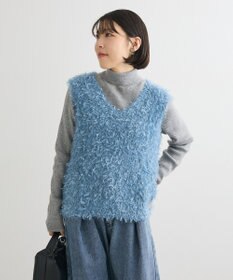 Green Parks フェザーヤーンニットベスト