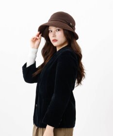 AURORA 【 LANVIN COLLECTION（ランバン コレクション） 】つばブレードコンビセーラーハット