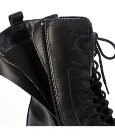 ing <ing>【WEB限定】レザーレースアップショートブーツ