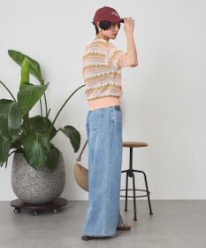 AMERICAN HOLIC マルチボーダー配色ニット
