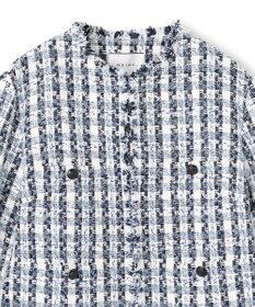 BEIGE， BERYL / ファンシーツイードノーカラージャケット