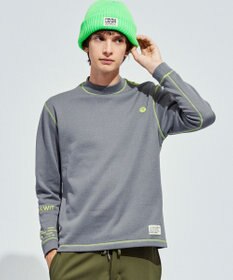 PW CIRCULUS 【裏起毛/防寒】【MEN】ステッチポイント モックネック