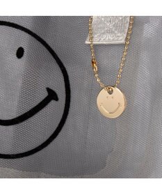 UNBILLION cachecache スマイルモチーフメッシュバッグインバッグ