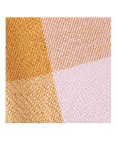 MOONBAT estaa とろーりマフラー クリーミーチェック／手洗い可