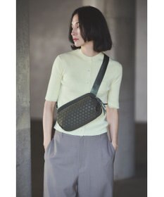 MIYABIYA LAQUOH【撥水加工】篭目柄エンボスボンディング2WAYショルダー