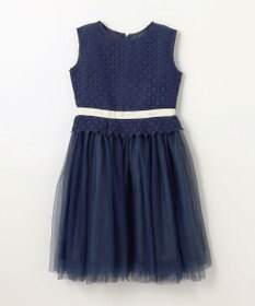 組曲 KIDS 【150-160㎝】フラワーレース ドレス