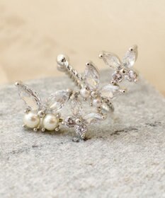 Tiaclasse バタフライ イヤーカフ