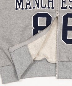 WEGO グラフィックショートZIPパーカー