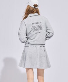 PW CIRCULUS 【WOMEN】ハーフジップ 裏毛スウェットトップス ゴルフウェア レディース
