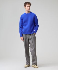 J.PRESS MEN 【J.PRESS ORIGINALS】【UNISEX】Wool Polyester Gunclub Check Piped Stem Nontuck Slacks