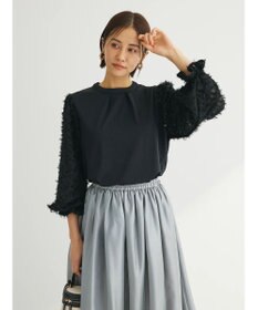 Green Parks 袖ジャガードドッキングプルオーバー