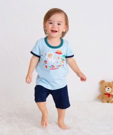 MIKI HOUSE HOT BISCUITS 【80-120cm】 ビーンズ ルームウェア 上下セット