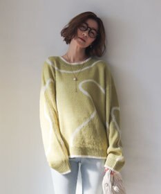 WEGO 【25年秋冬新作】ニュアンスライン配色プルオーバー