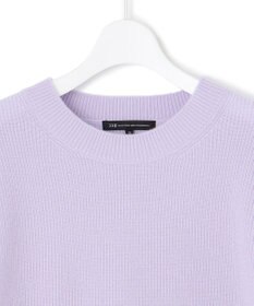 23区 L 【洗える】ウールカシミヤ クルーネック ニット
