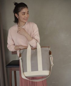 TOPKAPI 【Breath TOPKAPI】スコッチグレイン ネオレザー 縦型 A4 トート バッグ ショルダー付き L