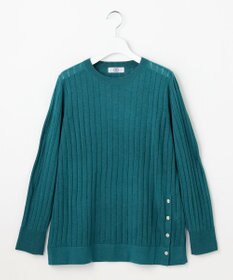 J.PRESS LADIES WORETED WOOL BLEND クルーネック ニット