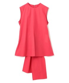 BEIGE， 【洗える・GISELe 6月号掲載】MALLOW / バックリボンコットンノースリーブブラウス