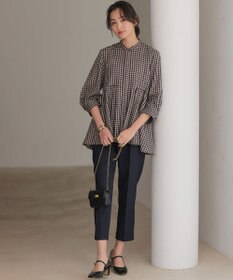 組曲 L 【先行予約】ライトリネンライクテーパード パンツ