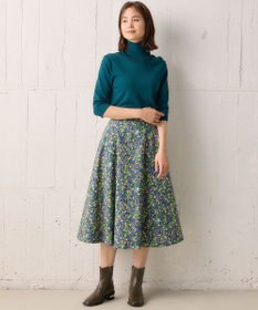 組曲 【23AW】フラワープリント ドラマティック スカート