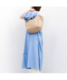 UNBILLION カシュカシュ cachecache / ポリプロピレンシート牛革付属トートバッグ