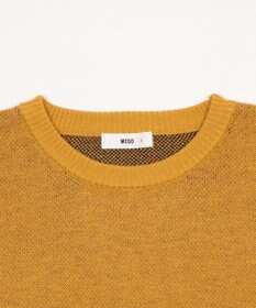 WEGO スリーブロゴニットプルオーバー