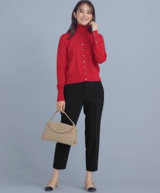 組曲 L 【WEB限定】ベーシックダブルクロス テーパードパンツ